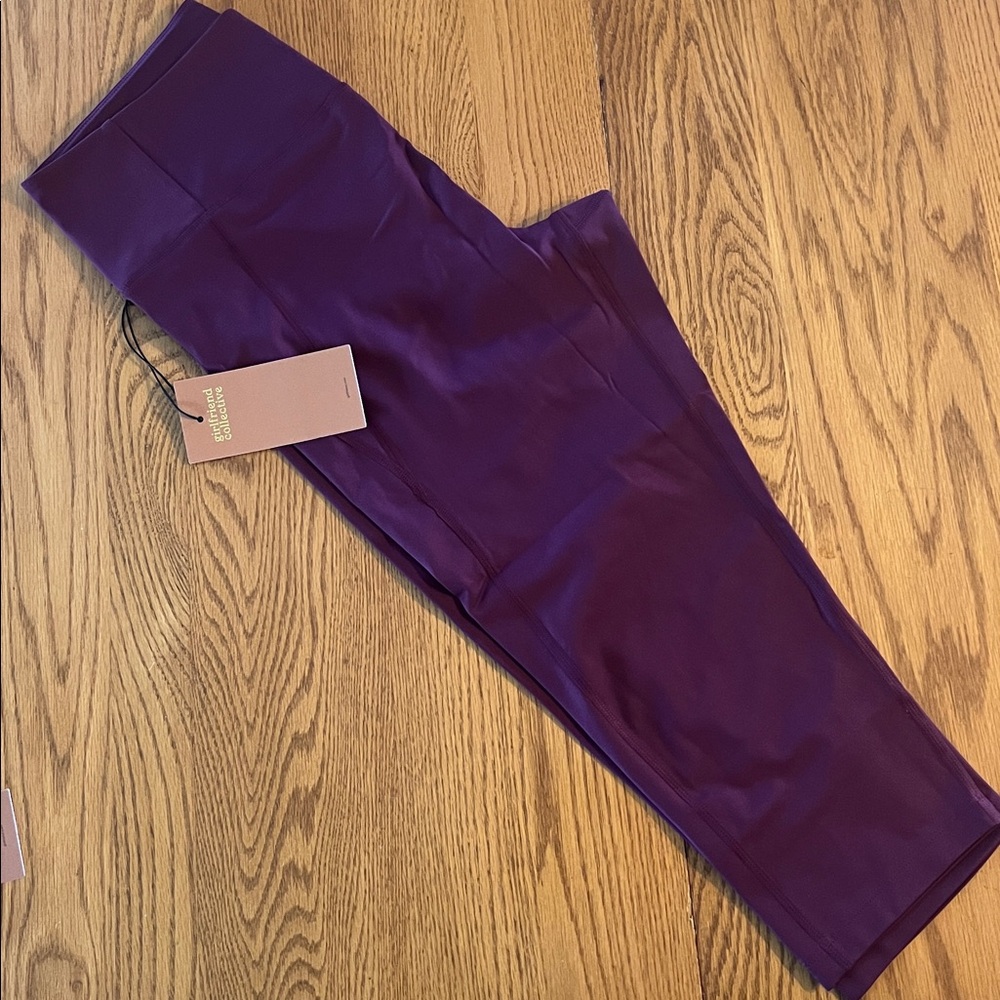 Girlfriend Collective Purple Leggings